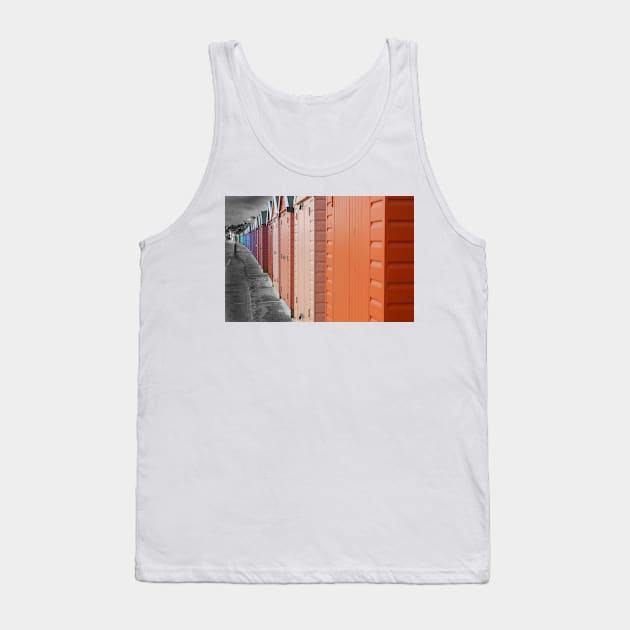 Bournemouth Beach Huts Dorset England Tank Top by AndyEvansPhotos